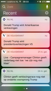 Nieuwsalerts iPhone 9 november 2016