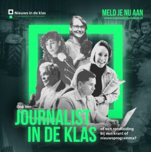 Journalist in de klas